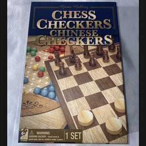 Game Gallery Chess Checkers Chinese Checkers. Open Box